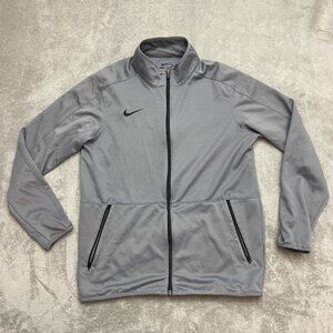 NIKE Basketball Training Full Zip Athleisure Activewear 802332-065 Gray Men M